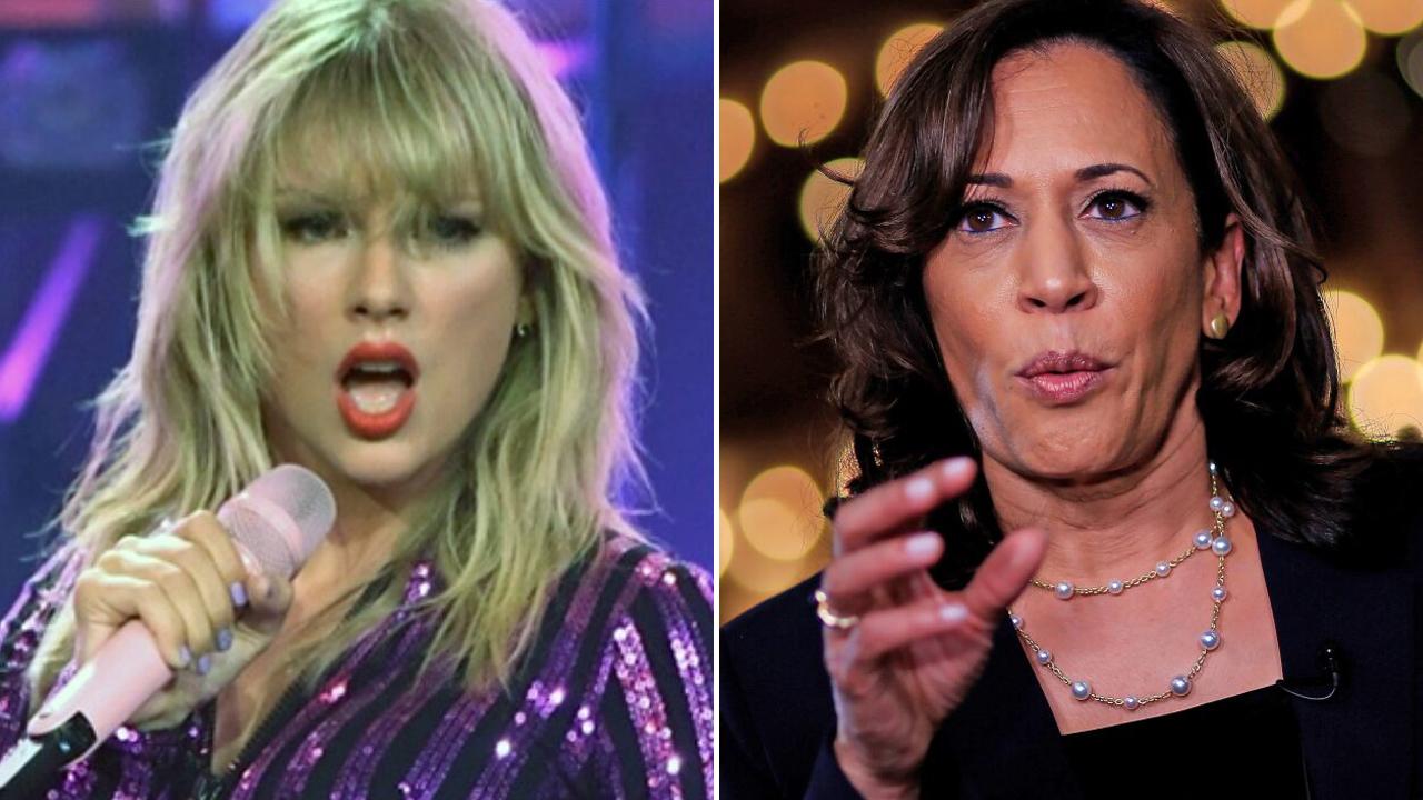 Taylor Swift fans not happy with Kamala Harris after fundraising event at Scooter Braun's home
