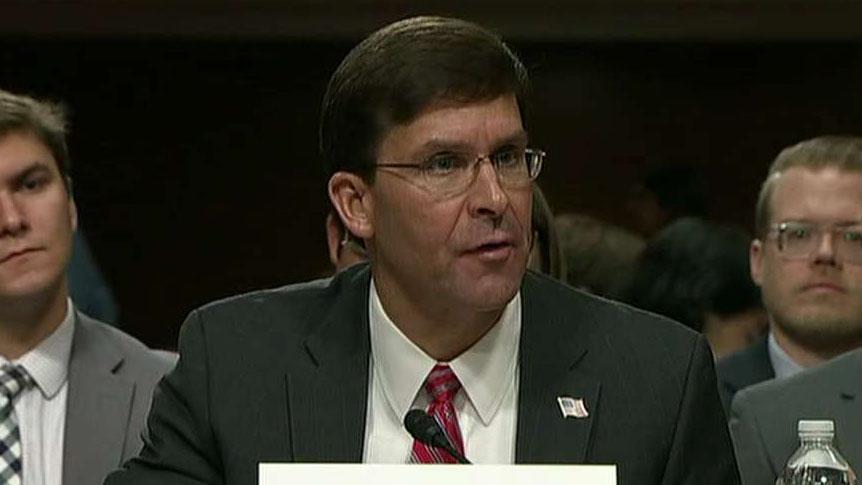 Acting Defense Secretary Mark Esper faces confirmation votes on the Hill