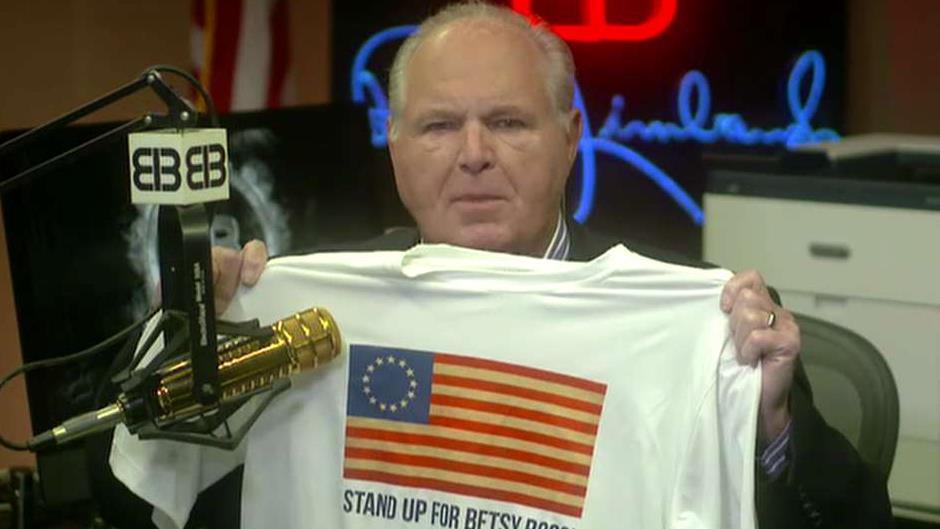 Rush Limbaugh's 'Stand Up for Betsy Ross' T-shirts raise $2M for Tunnel to Towers Foundation