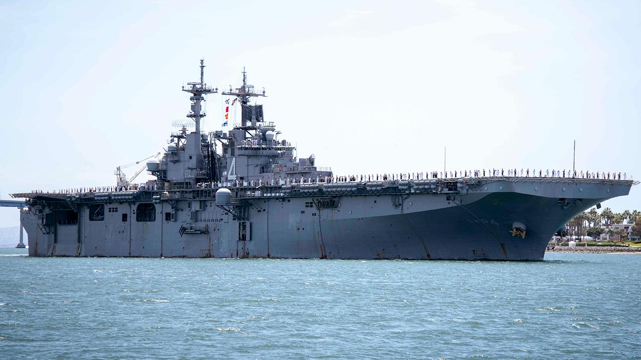 US officials say USS Boxer may have downed 2 Iranian drones last week in the Strait of Hormuz