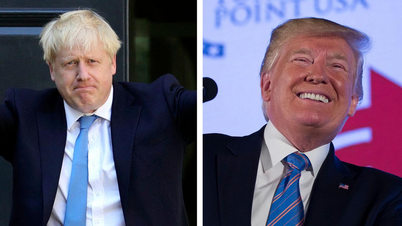 Trump praises Boris Johnson as the 'Britain Trump'