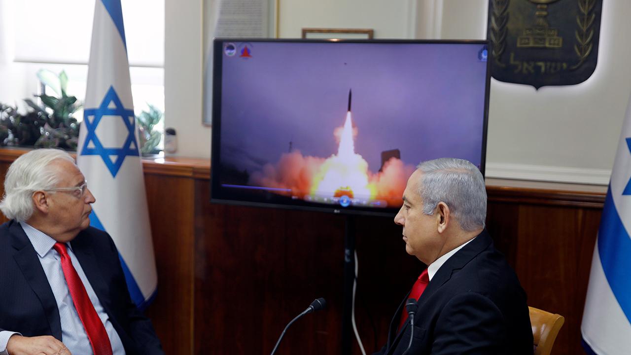 Israel shows off US-backed missile in an apparent warning to Iran