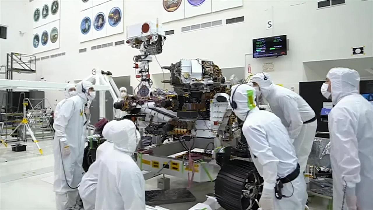 NASA's 2020 Mars rover preforms 'bicep curl' to test its robotic arm
