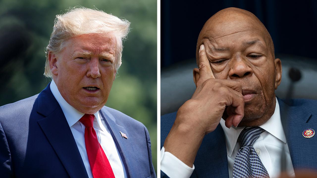 President Trump hammers Rep. Elijah Cummings, equates living in Baltimore with living in hell