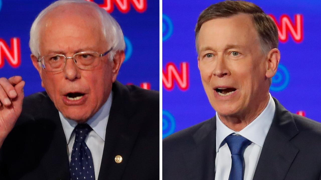 John Hickenlooper mocks Bernie Sanders during heated debate