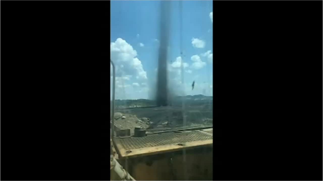 Coal dust twister wreaks havoc near West Virginia mine