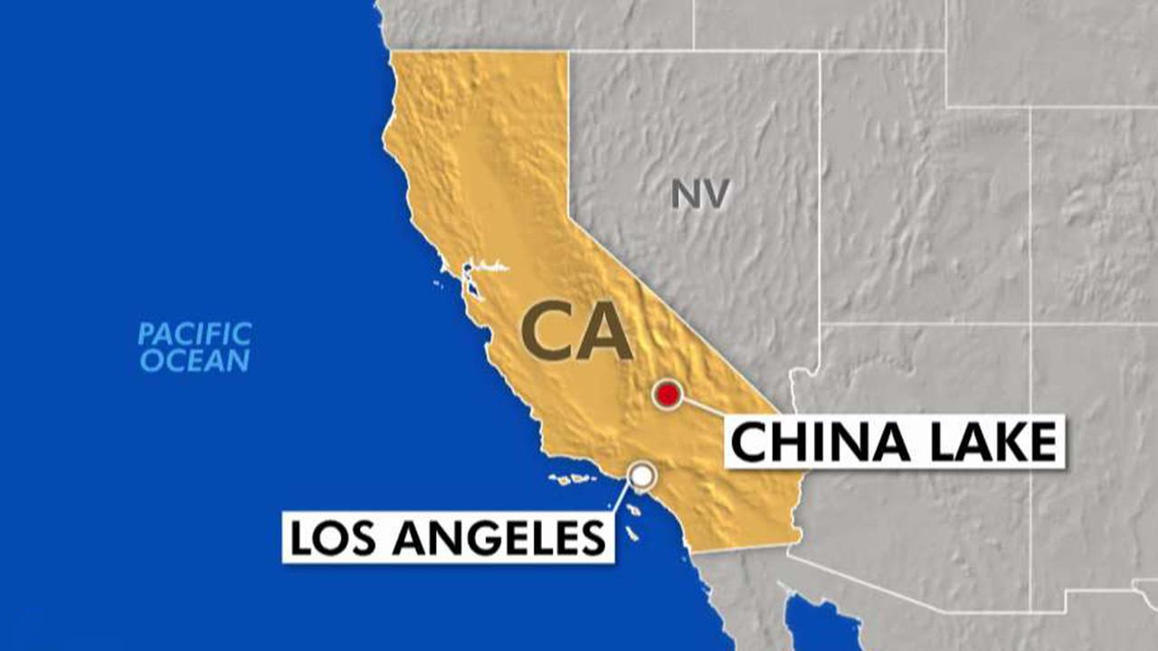 Navy fighter jet crashes near China Lake, California
