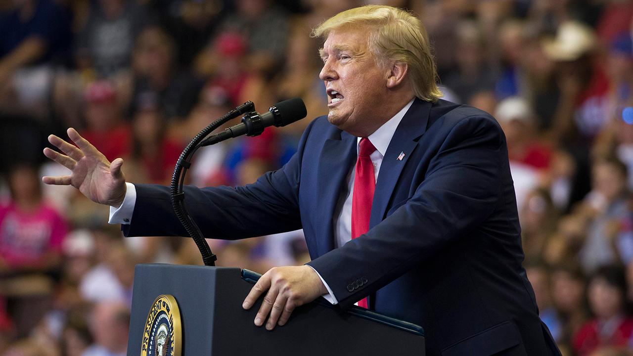 Trump promises to end war on coal, steel at Cincinnati MAGA rally