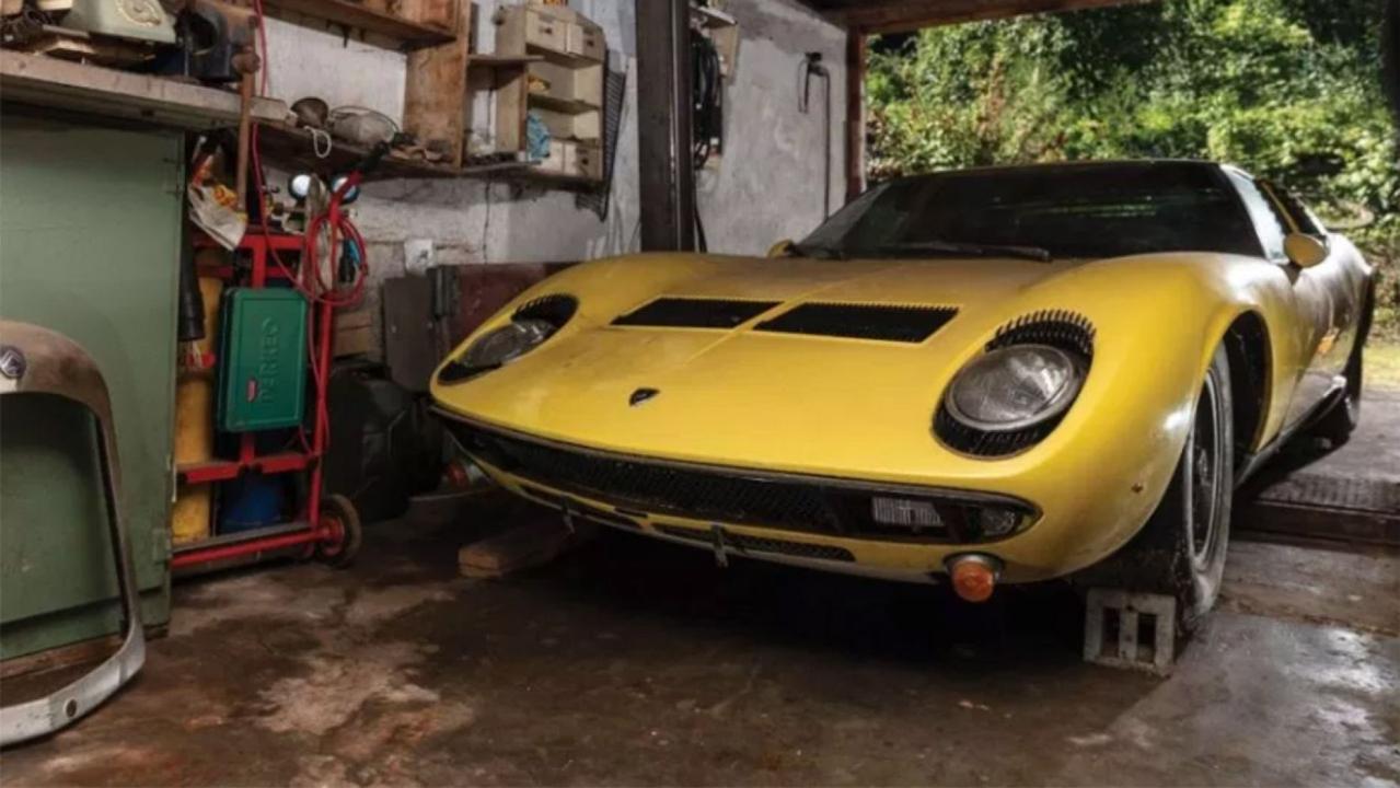 1969 Lamborghini expected to sell for $1 million after being rediscovered in a German garage.