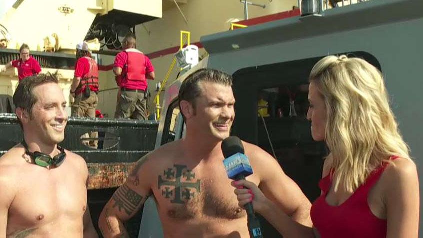 Pete Hegseth, Navy SEALS complete second leg of swim across the Hudson River to support veterans