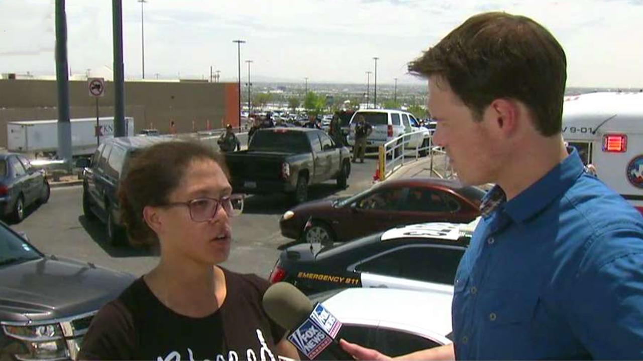 El Paso shooting eyewitness describes running through Walmart, hiding in metal shipping container