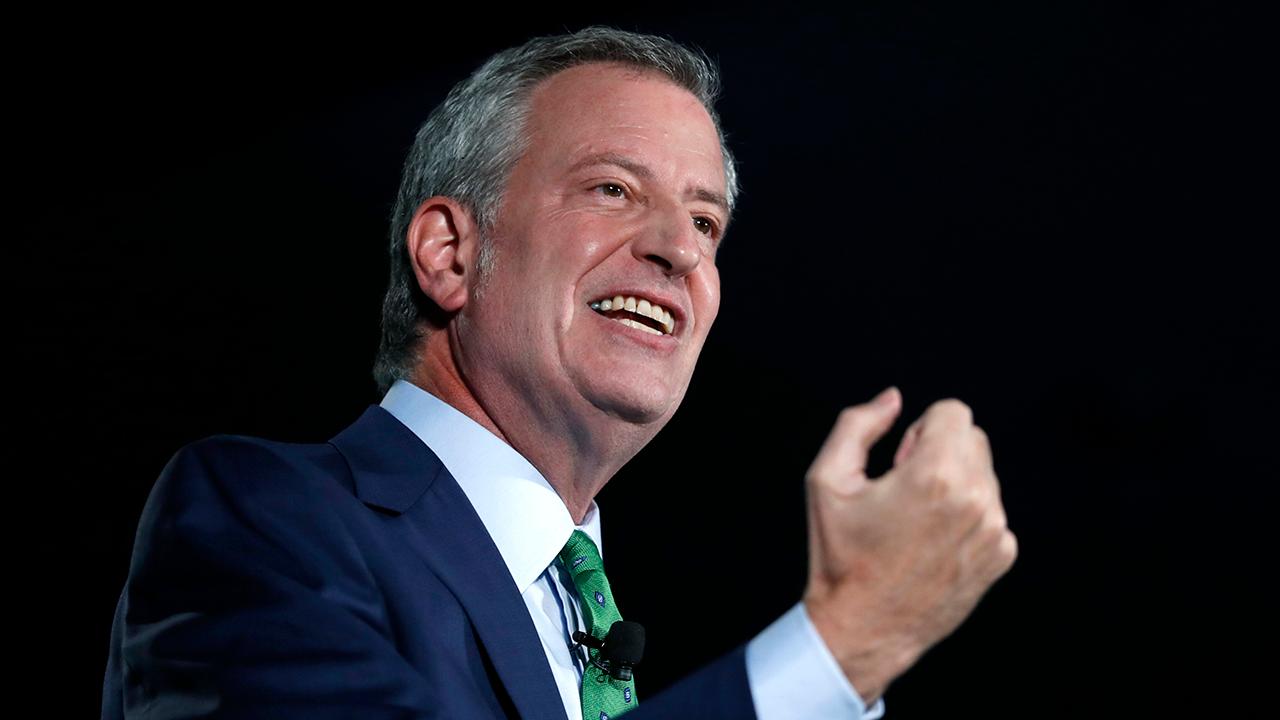 Presidential candidate Bill de Blasio to join 'Hannity' on Wednesday	