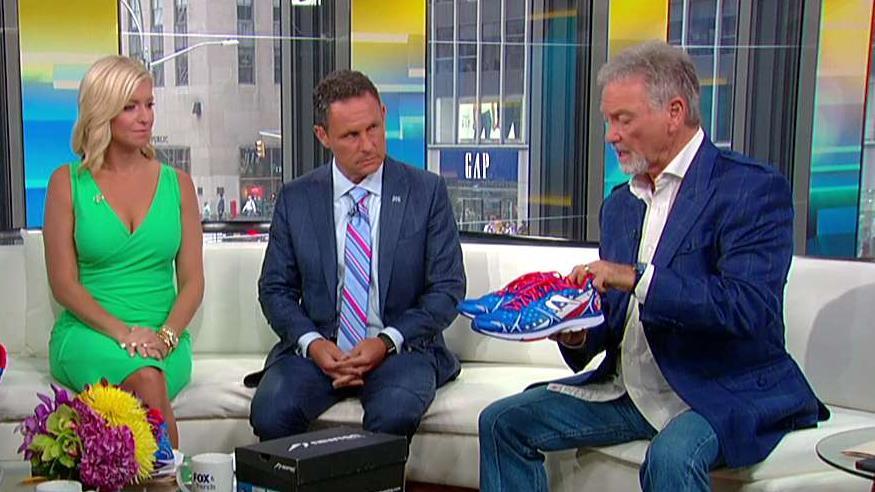 Larry Gatlin helping military families by selling patriotic sneakers