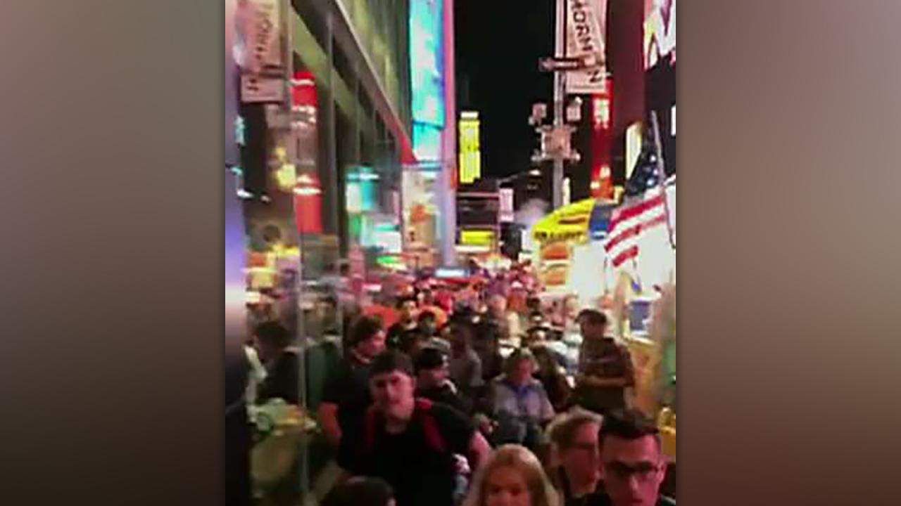 Motorcycle backfiring in Times Square mistaken for gunshots