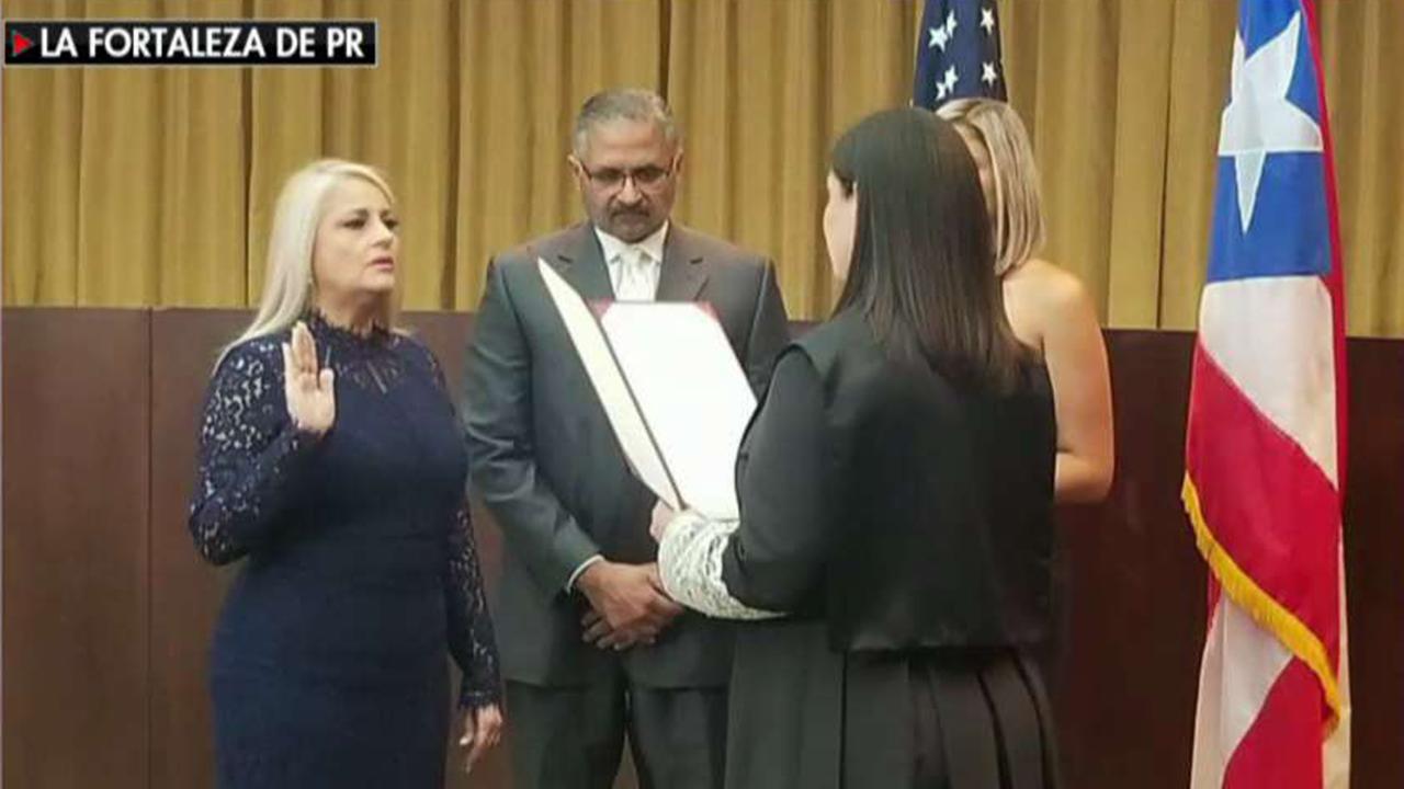Puerto Rico swears in third governor in a week