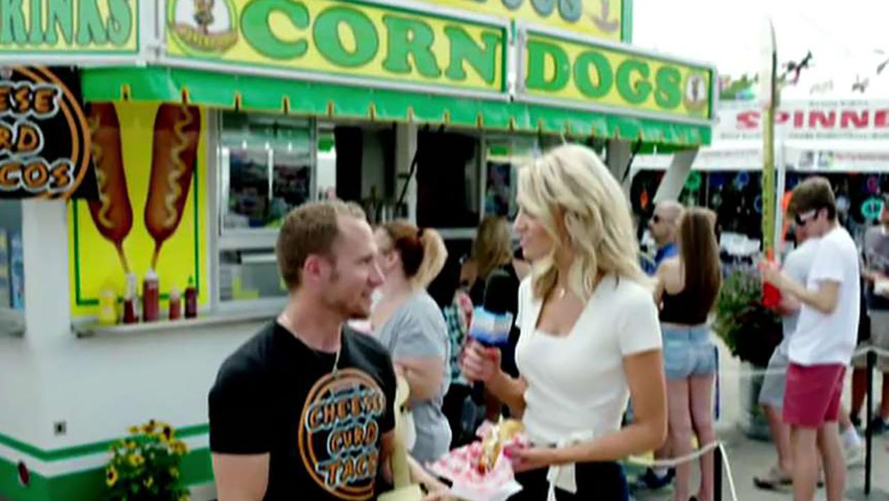 Carley Shimkus visits the Wisconsin State Fair