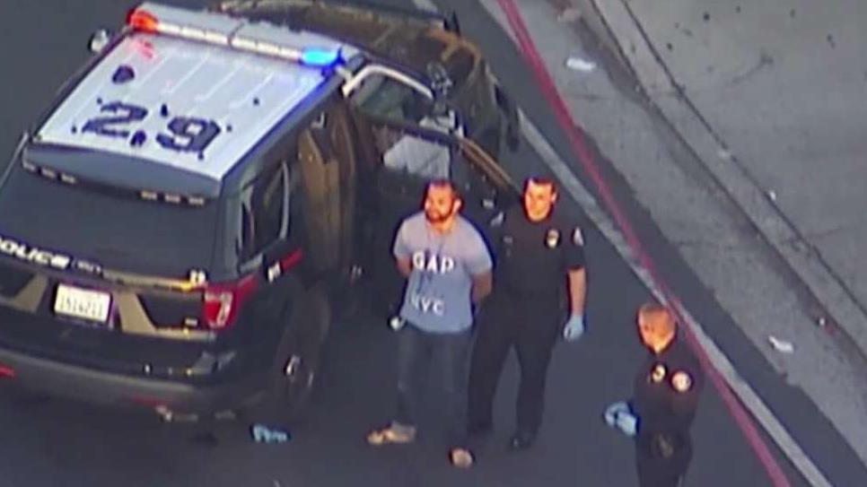 California stabbing spree suspect apprehended after deadly robbery wave