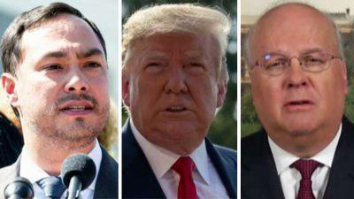 Karl Rove responds to Joaquin Castro's Trump donor list