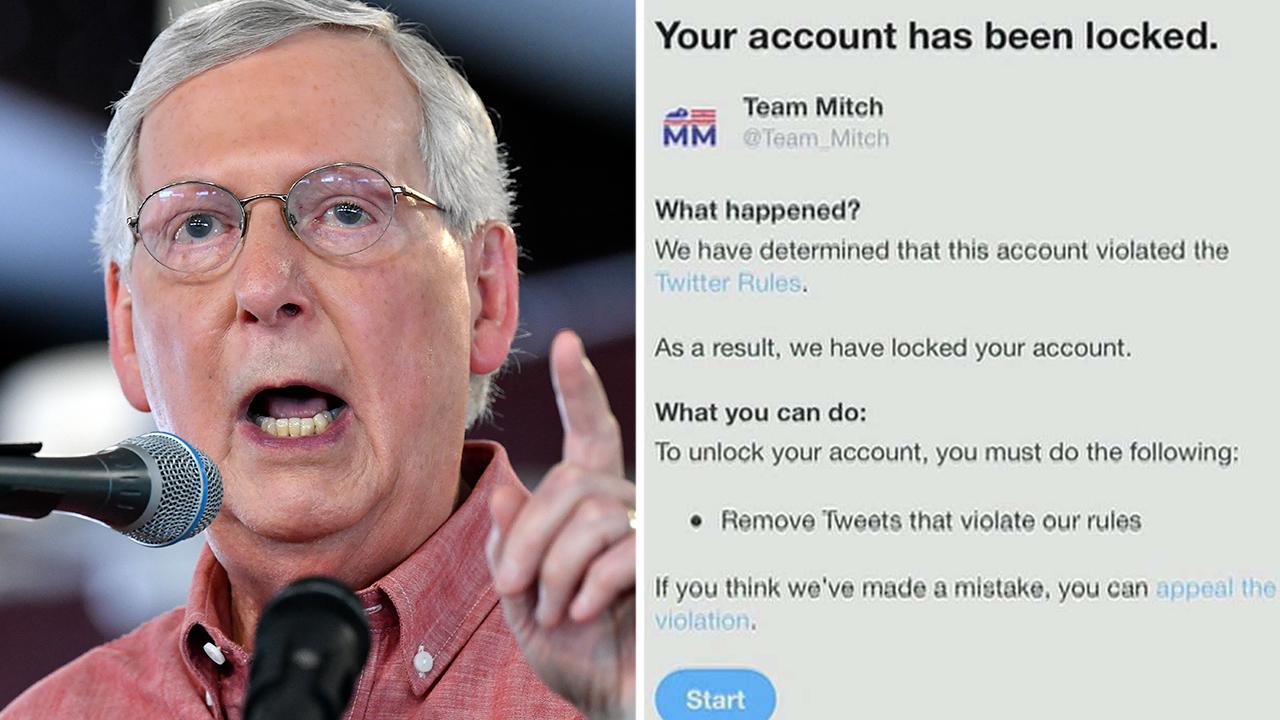 'Massacre Mitch' trends on Twitter as his campaign account is suspended for posting videos of protesters