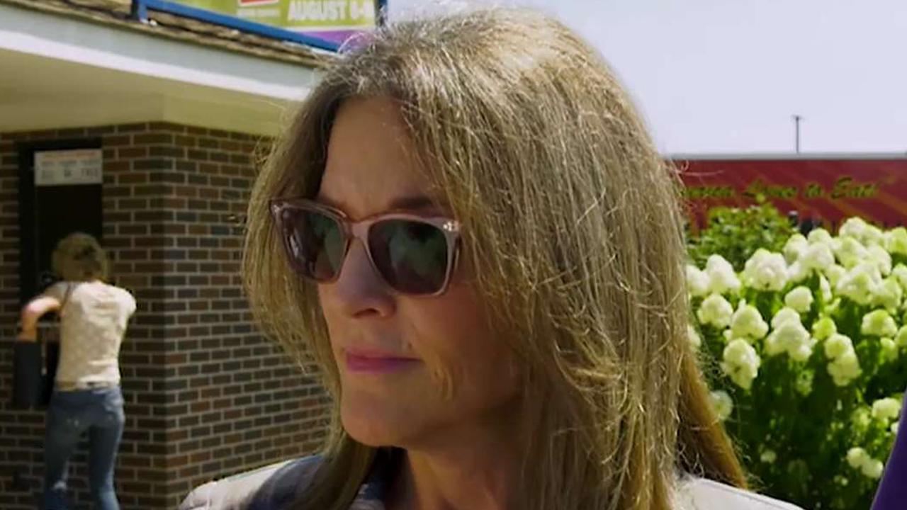 Steve talks to 2020 hopeful Marianne Williamson at the Iowa State Fair