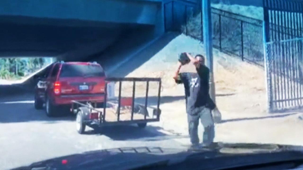 California man attacked after witnessing illegal trash dumping