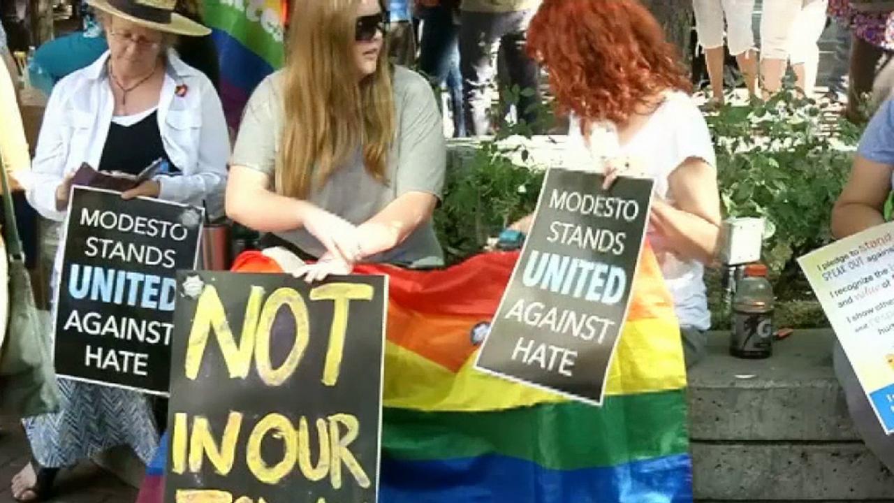 California city denies a permit for straight pride rally