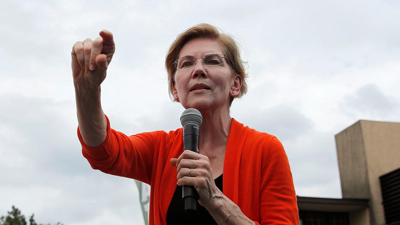 Elizabeth Warren campaigns on wealth tax in New Hampshire
