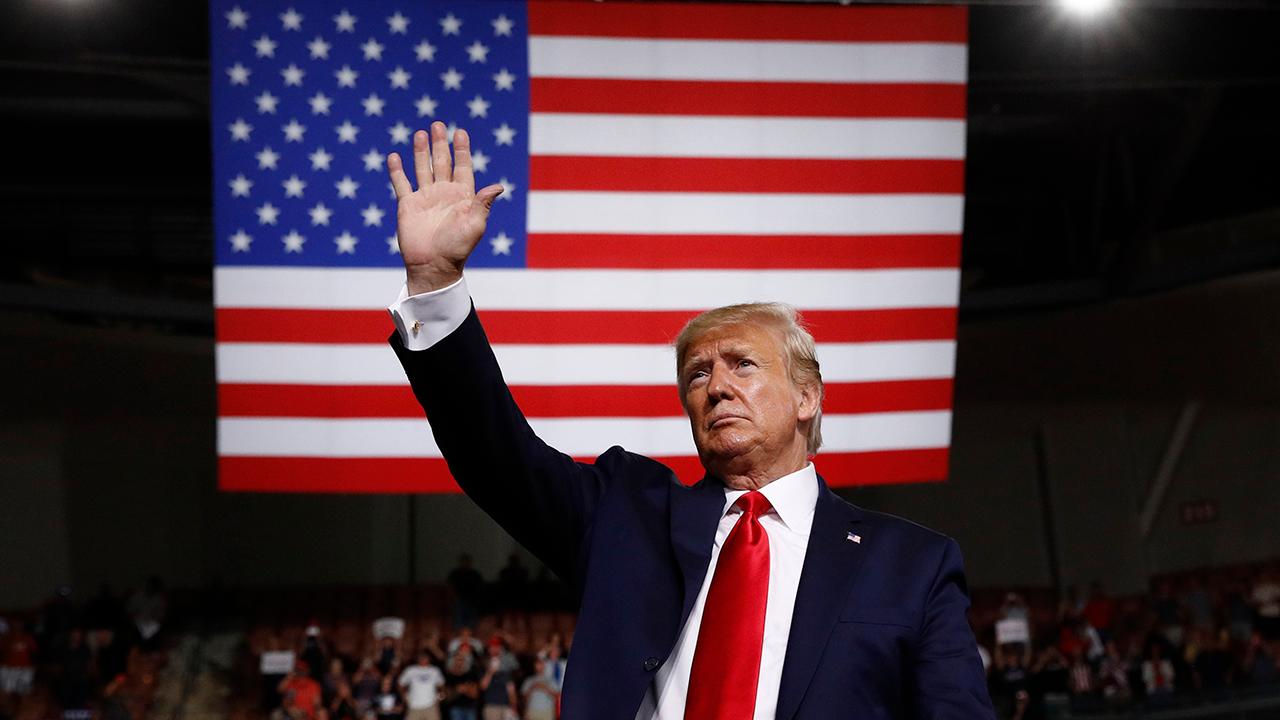 President Trump holds record-breaking rally in New Hampshire