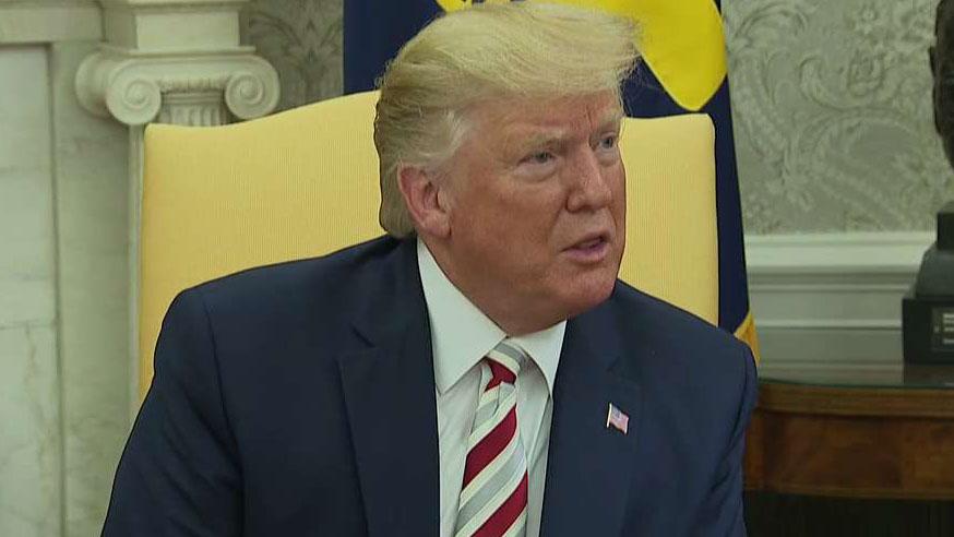 President Trump urges Fed rate cut, discusses possibility of payroll tax cut, says US is far from recession