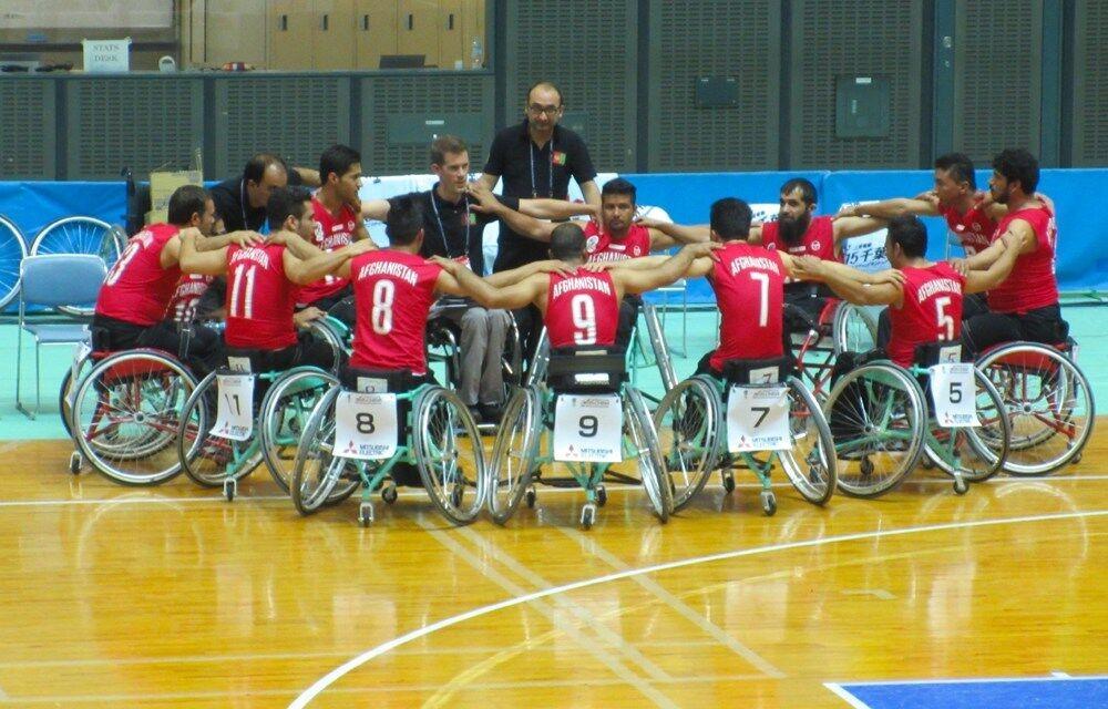 Pro athletes unite bring wheelchair basketball to people trapped in war