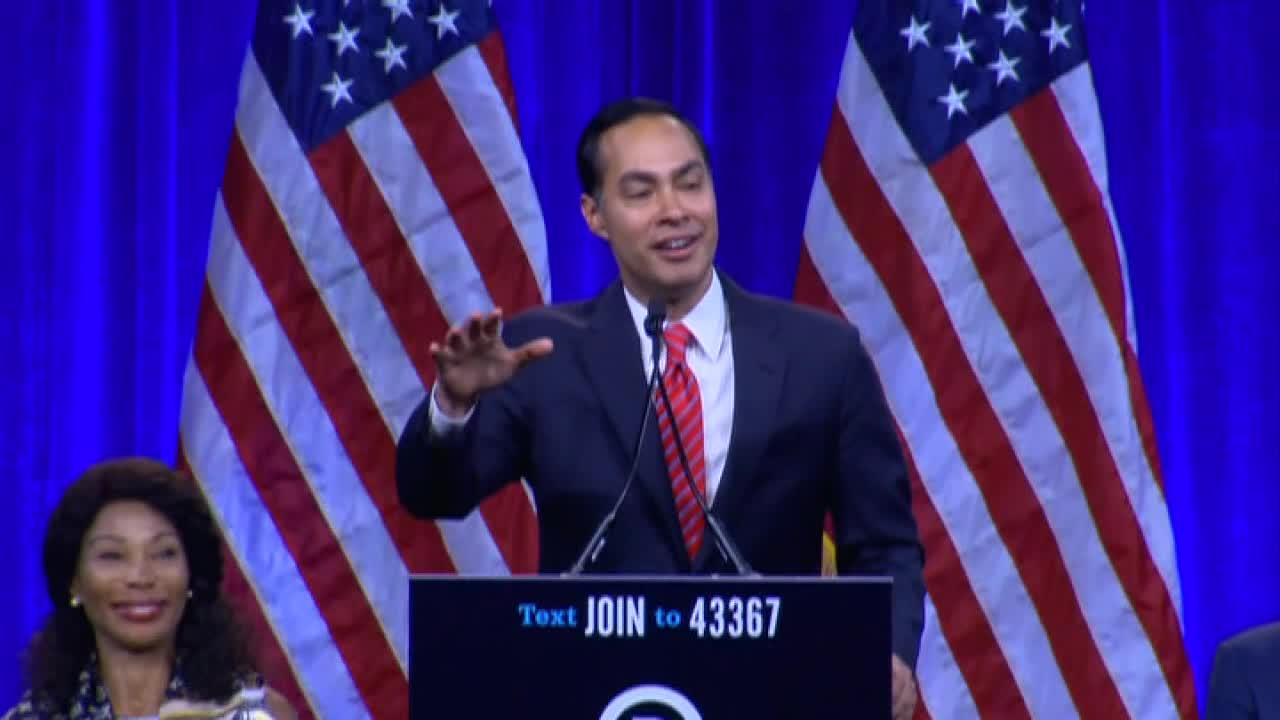 Raw video: Julian Castro describes his imagined inauguration day