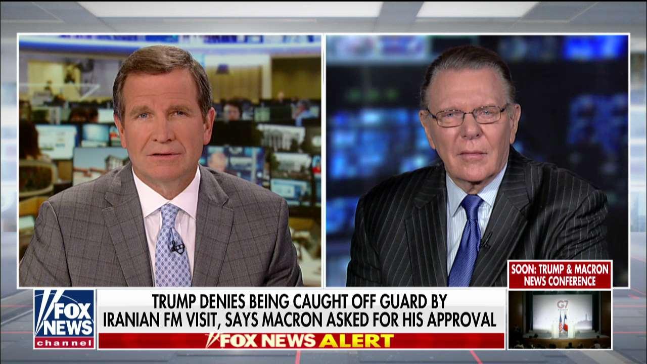 Gen. Keane: It was 'small' for Macron to invite Iran's foreign minister to G-7 summit