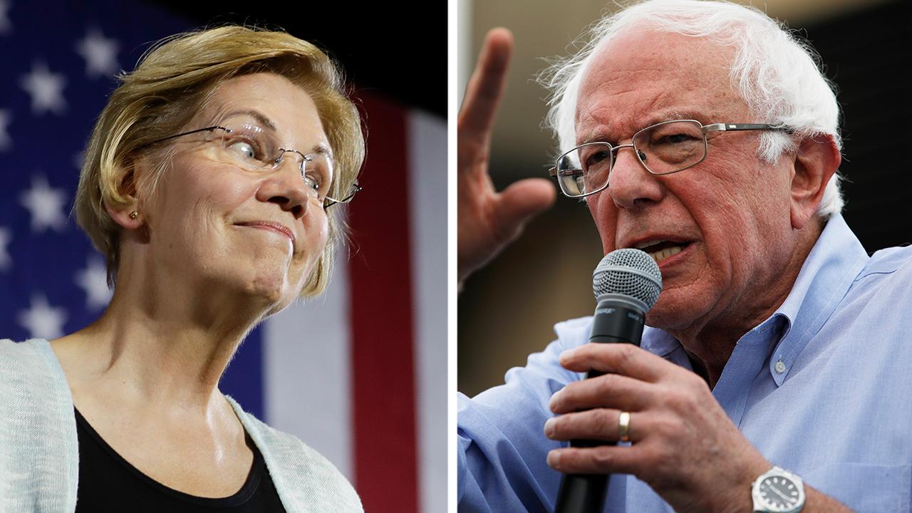 Sanders and Warren surge as Biden slips in the polls