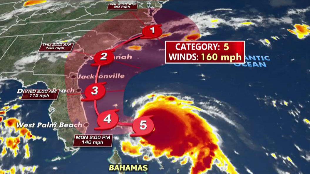 Hurricane Dorian Upgraded To Category 5 Fox News Video 3472