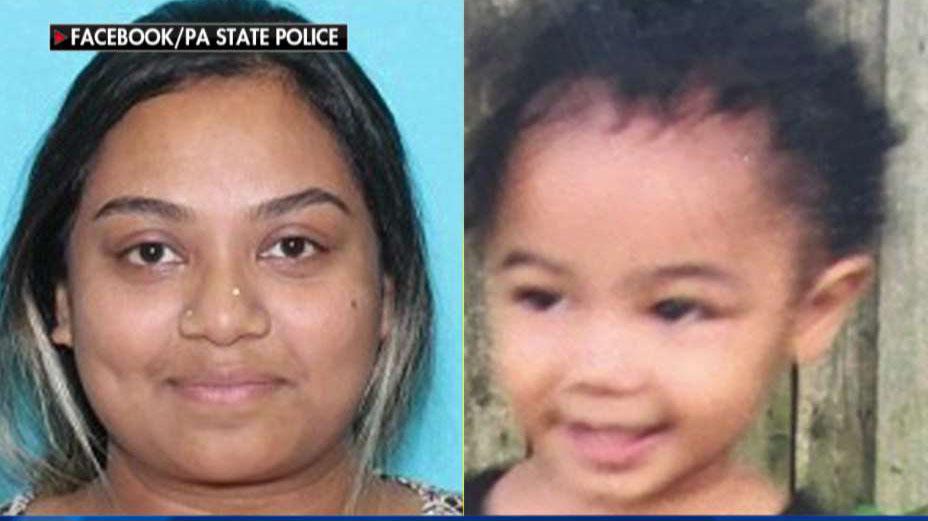 Amber alert issued for missing 2-year-old in Pennsylvania