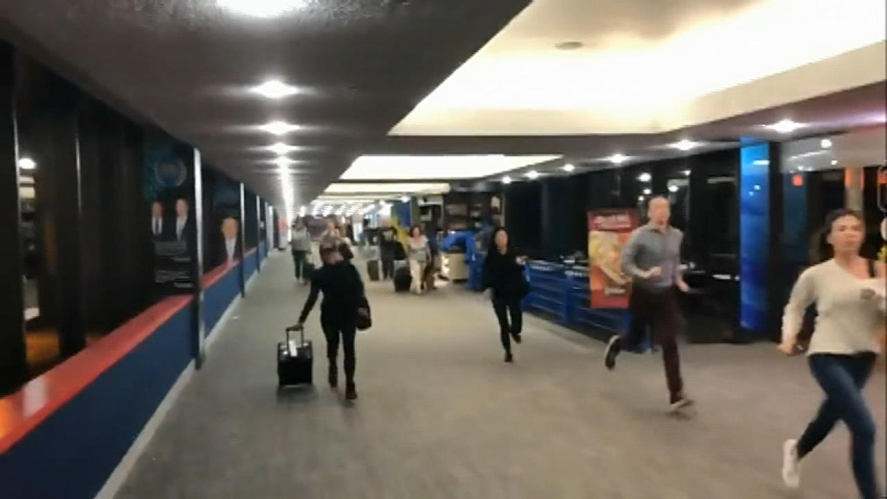 Newark airport passengers panic, evacuate over active shooter scare