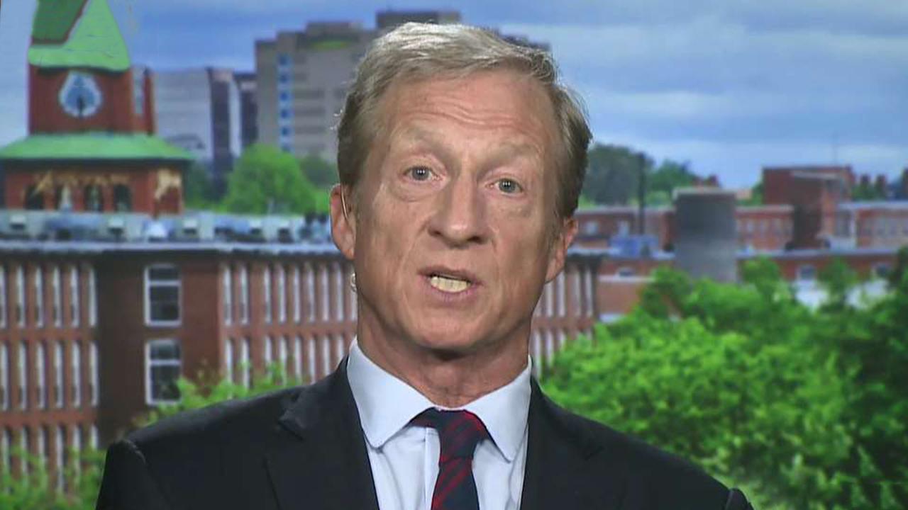 Democratic presidential candidate Tom Steyer on state of White House run, missing cut for climate debate