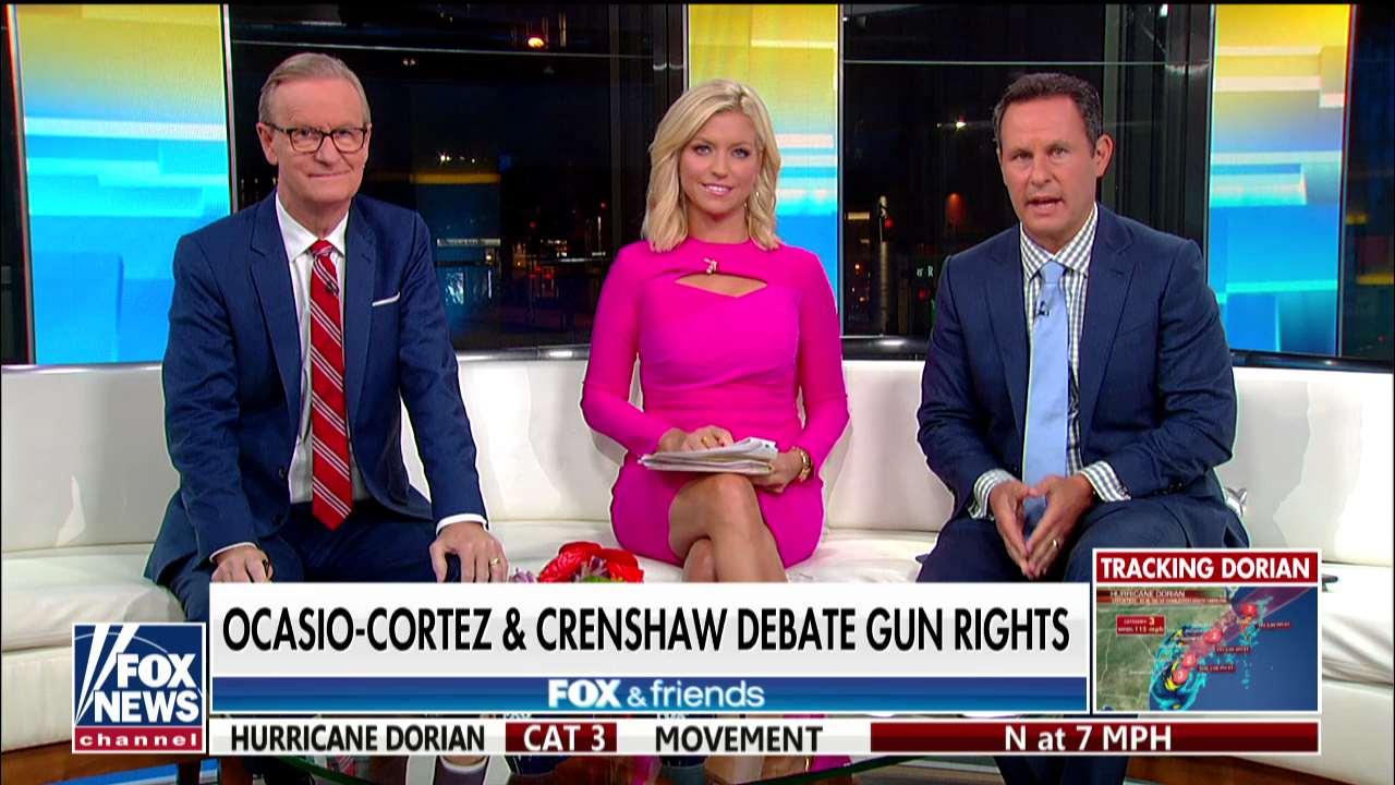'Fox & Friends' takes on 'fact-challenged' AOC's gun rights feud with GOP Rep. Crenshaw 
