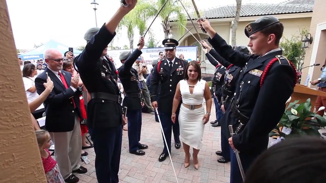 Citizens come together to build custom homes for disabled vets