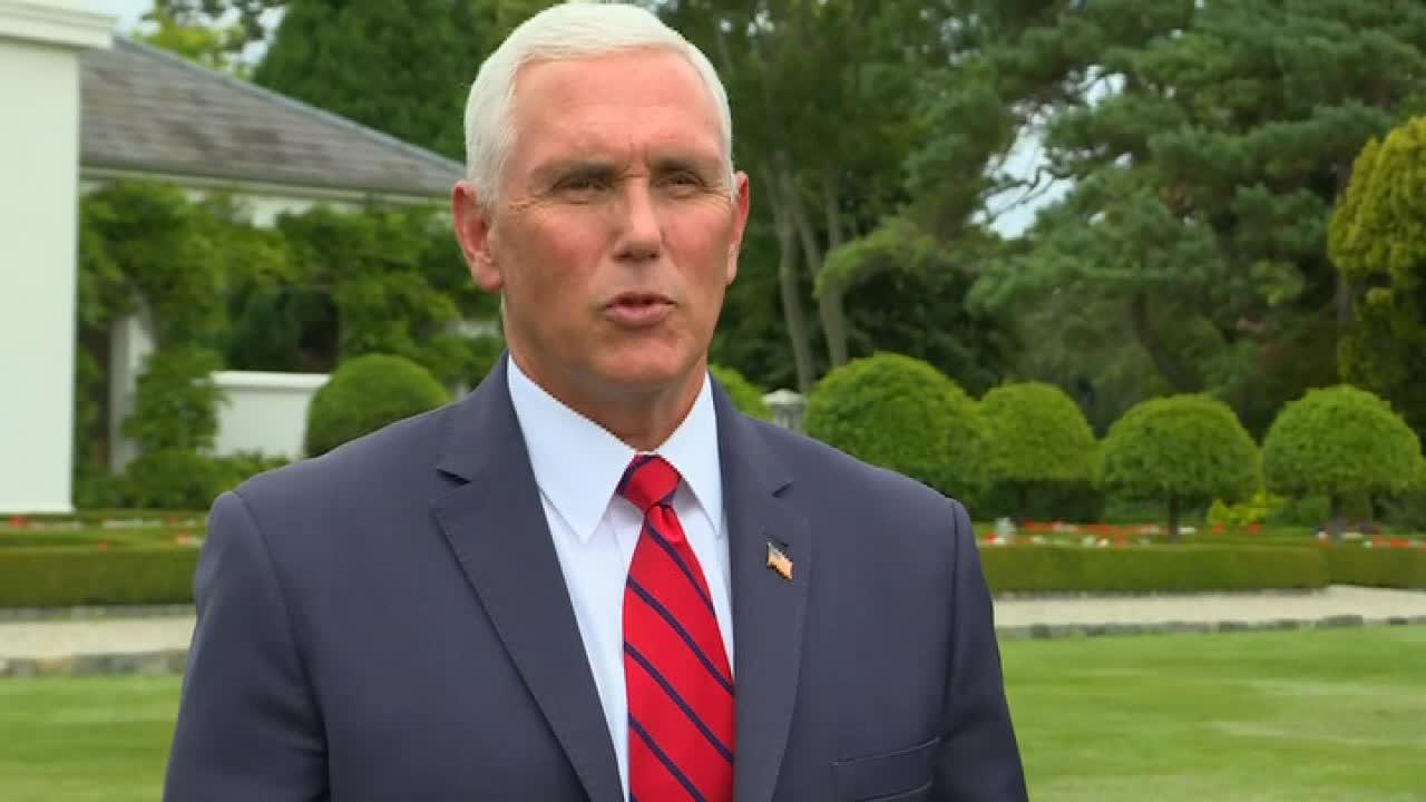 VP Pence speaks on his trip to Ireland and staying at Trump International