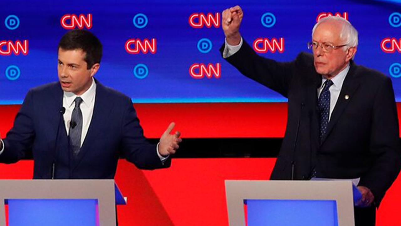 Democratic presidential candidates Pete Buttigieg and Bernie Sanders weigh in on abortion debate