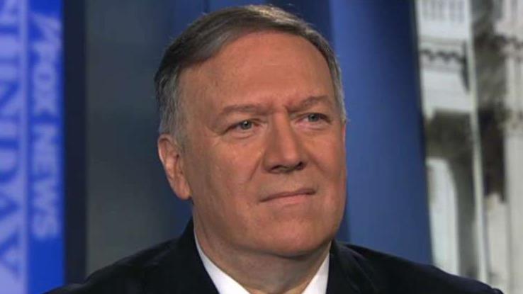 Secretary of State Mike Pompeo joins anchor Chris Wallace on 'Fox News Sunday.'