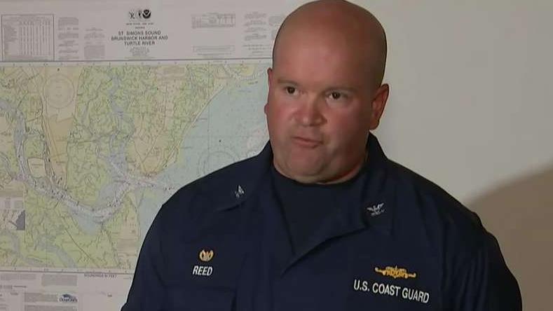 Coast Guard: We are working to stabilize the vessel, will then continue efforts to locate missing crew members