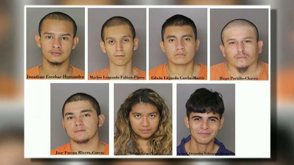 Six illegal immigrant MS-13 gang members charged in Maryland murder