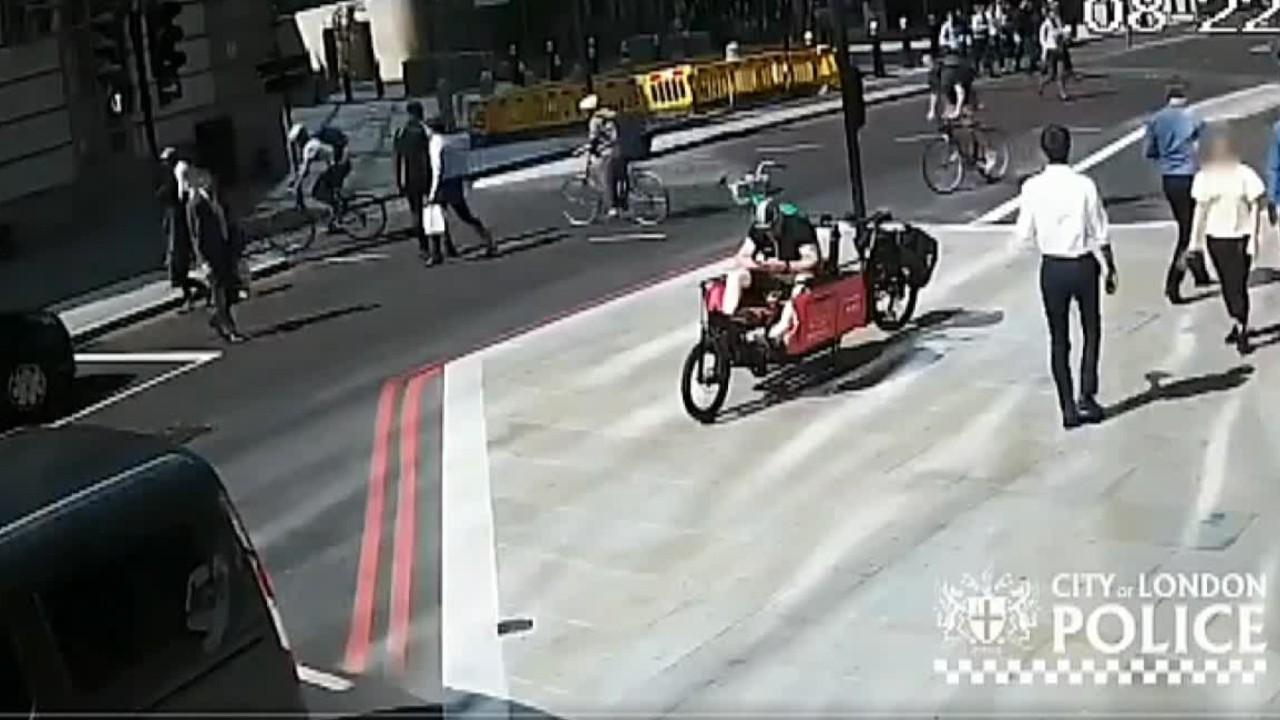 WATCH: Bicyclist headbutts man after collision