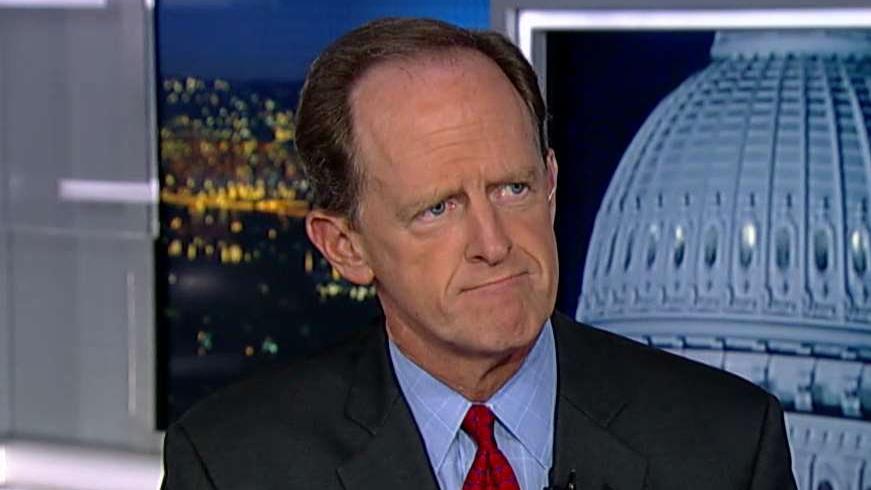 Sen. Pat Toomey details efforts on bipartisan gun control