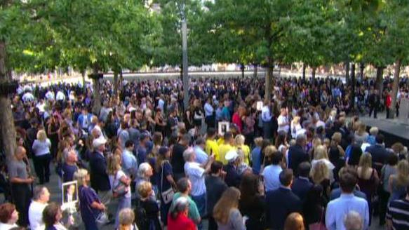 New Yorkers gather at Ground Zero on 18th anniversary of 9/11 attacks