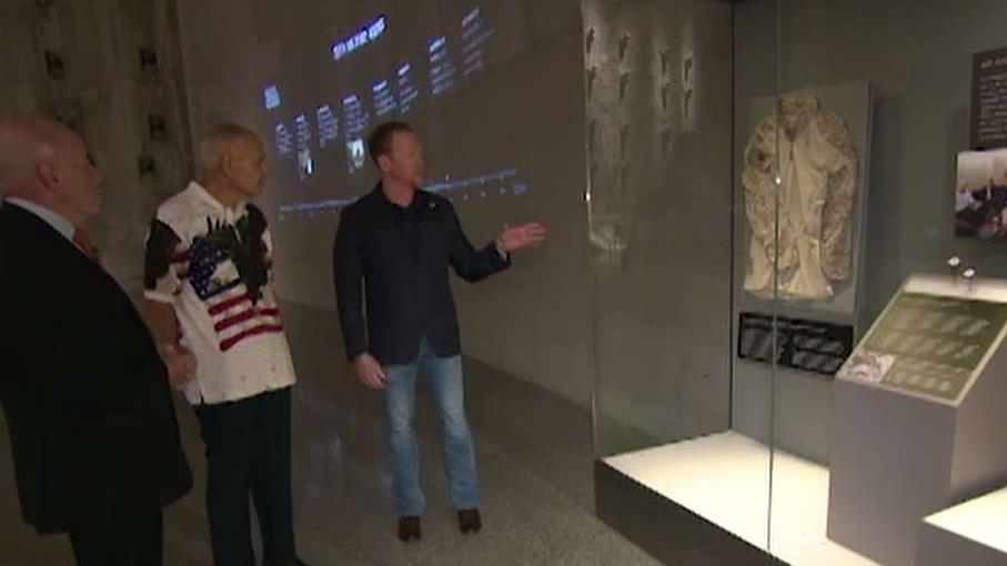 Rob O'Neill, Bernard Kerik take emotional tour through September 11 museum