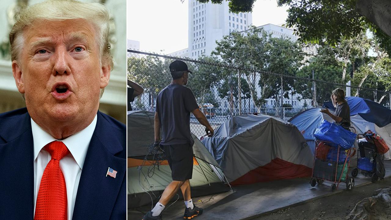 President Trump sends team to Los Angeles for 'fact finding' on homelessness