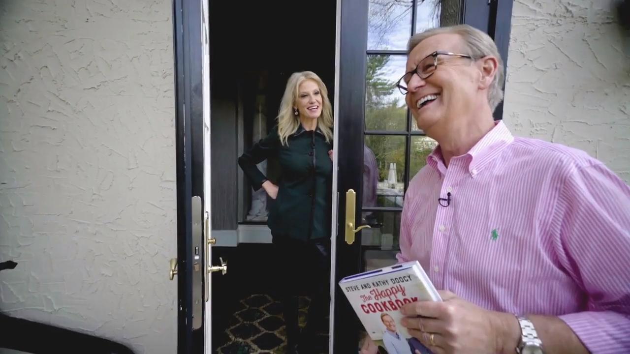 Kellyanne Conway cooks Italian cuisine with Steve Doocy in her DC home: 'Food is about family, love and tradition'